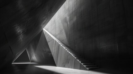 Cement concrete wall space shade shadow Modern Building Architecture details