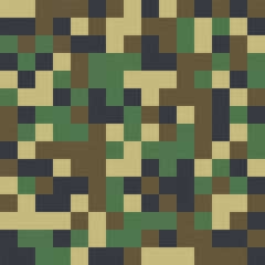 Abstract pixel background mosaic made of small squares.