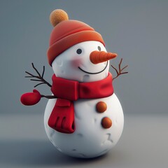 3D Snowman