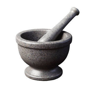 recommend clip art: Granite mortar and pestle isolated on Transparent Background