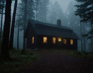 The Cabin in the Woods - A Cabin Trapped in the Gloom