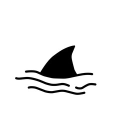 Shark Fin Icon 