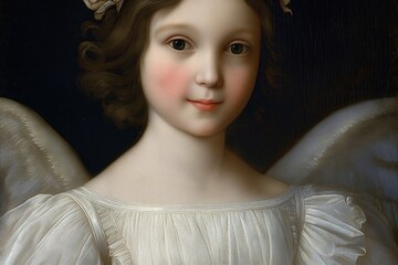 Portrait of a child angel