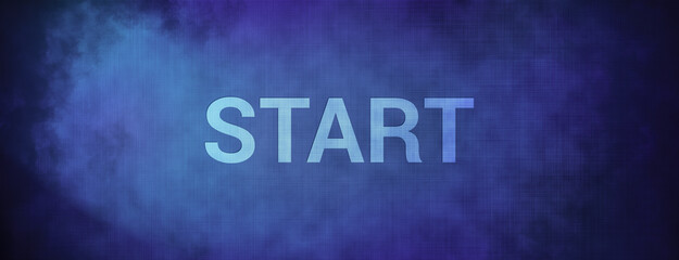 Start isolated on fabric blue banner background abstract