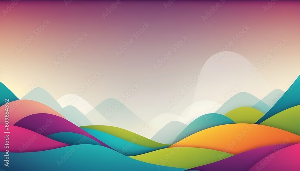 Poster abstract vector wave technological lines background with space of your text.