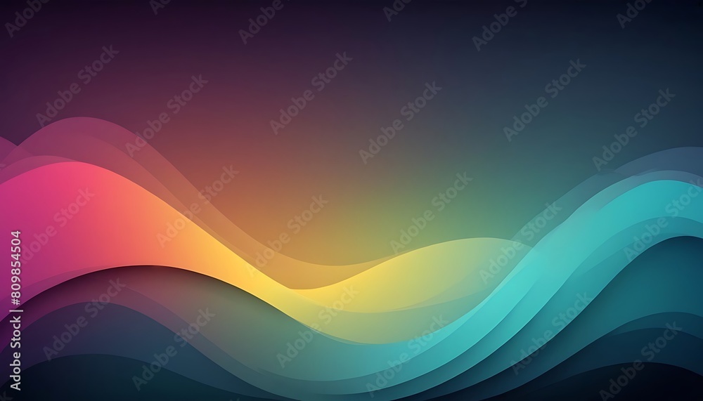 Poster Abstract vector Wave technological lines background with space of your text.