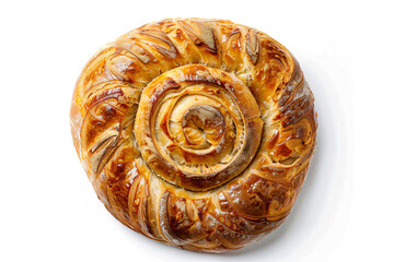 Fototapeta premium a pastry with a spiral on top of it