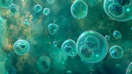 Detailed Visualization of Cells and Microorganisms in a Fluid Environment