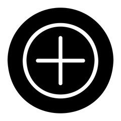 plus glyph icon