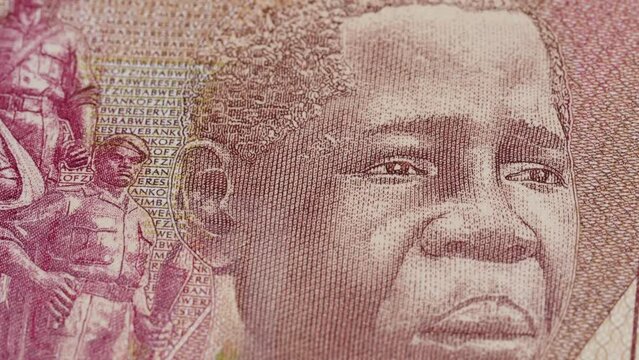 50 Zimbabwe dollars national currency legal tender banknote bill central 3