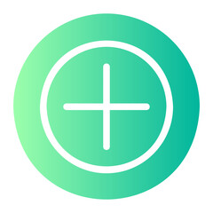 Fototapeta premium plus gradient icon