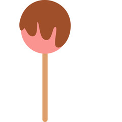 chocolate ice cream on a stick