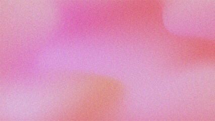 Pink and peach grainy gradient background. Abstract colorful background