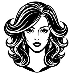 woman-hair-style-silhouette-logo-vector