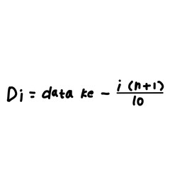 mathematical statistical formulas