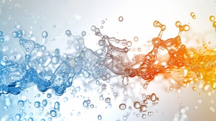 Wave of foamy suds crashes, demonstrating the cleaning power of surfactants.