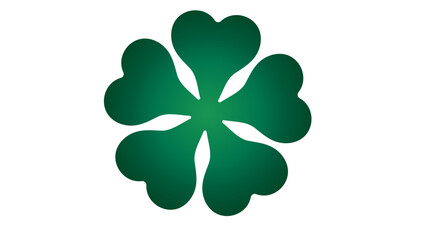 green five-leaf clover