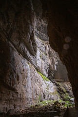 Picturesque area of the Longshuixia Fissure with its waterfalls, Wulong, China