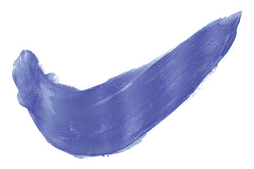 Shiny purple brush watercolor painting isolated on transparent background. watercolor png