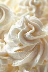 Dive into the creamy goodness of whipped cream, its velvety texture and rich aroma enticing