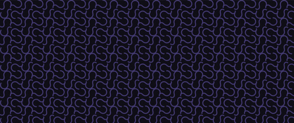 abstract wavy line seamless pattern, dark blue seamless pattern for background, cover, template