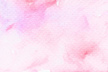 Pastel pink hand painted texture as background.