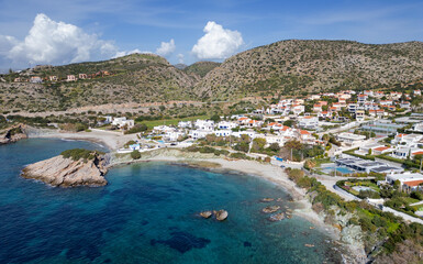 Fototapeta premium Katafygi bay (Aiolos settlement) near cape Sounio, Attica, Greece