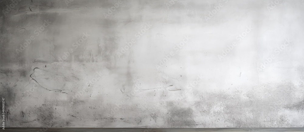 Poster Loft style white cement wall texture creates an abstract grunge gray background perfect for interior design There is copy space available for adding text