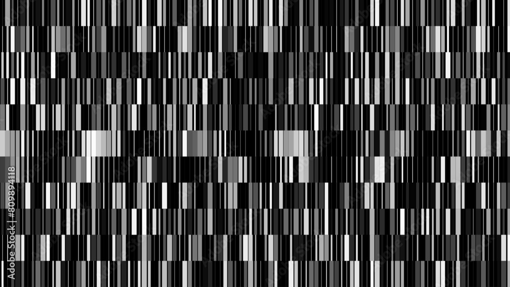 Leinwandbilder glitch tv stripes screen. random width lines glitch overlay texture. retro vintage tv signal error a