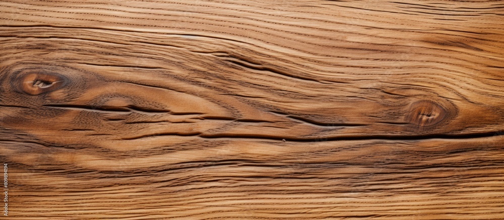 Poster Close up of a rough texture wood panel perfect as a background for a copy space image