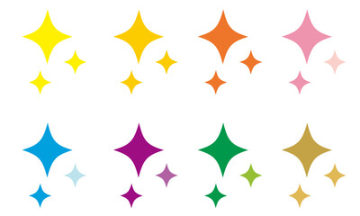 キラキラ　星　ピカピカ　セット