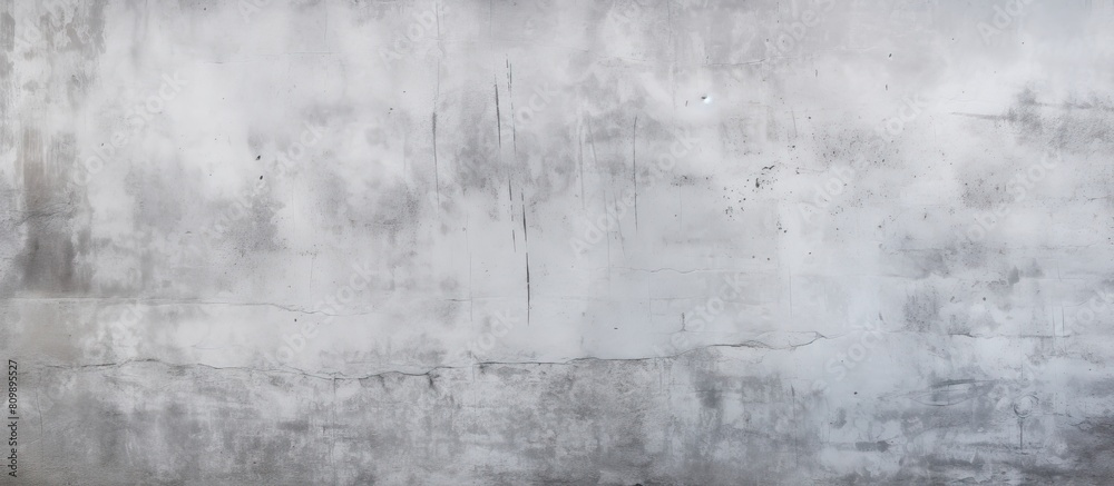 Poster the background of a cement wall has a gray and white polished mortar texture providing a copy space 