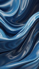 abstract blue background, plastic waves