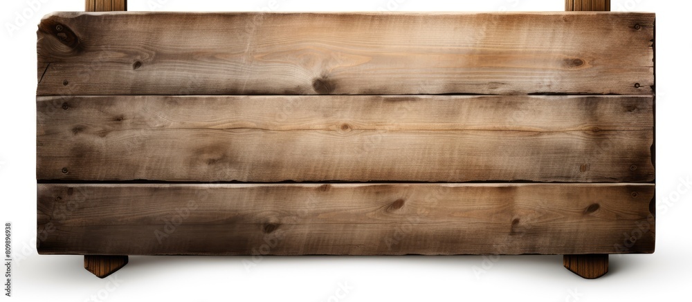 Poster A wooden signboard with no background ready for a copy space image