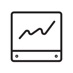 Alphabet Blackboard Line Icon