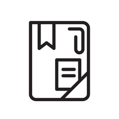 Book Education Homework Line Icon