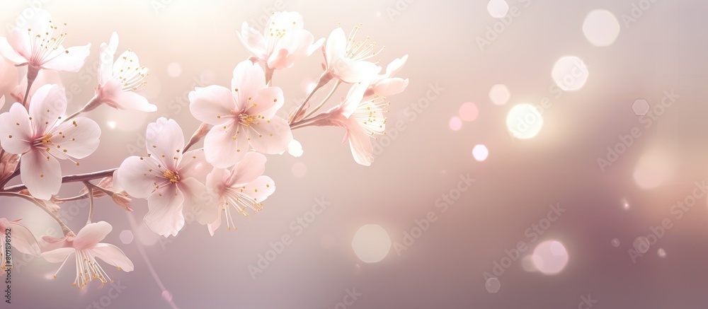 Aufkleber the backdrop features a delicate floral pattern that is illuminated by a gentle light creating an id