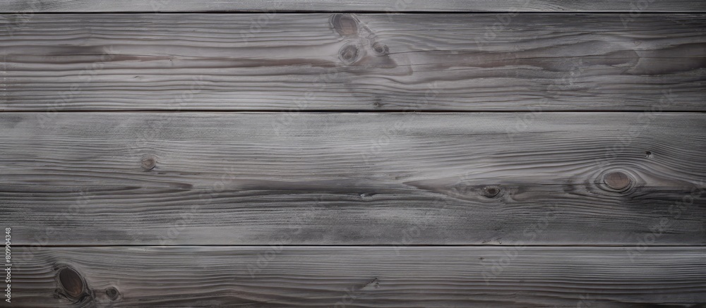Poster A top view of a textured gray wood table perfect for a background image with copy space