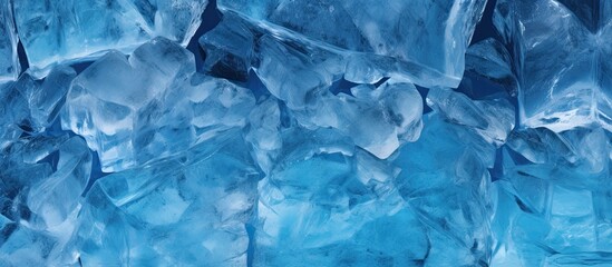 Obraz premium A copy space image featuring a textured background of ice