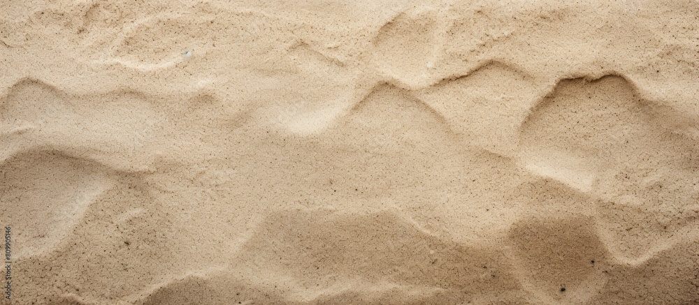 Leinwandbilder A background image featuring a close up shot of a textured sand floor ideal for use as a copy space image