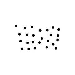 Black Abstract Dots