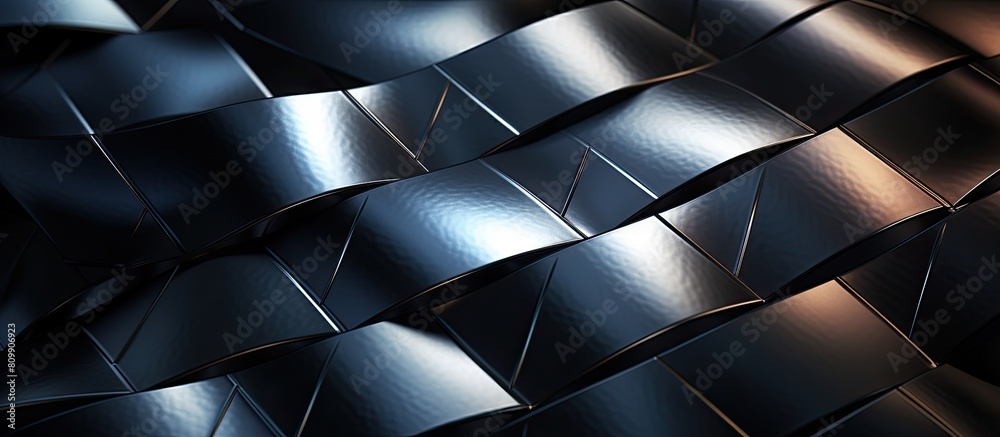 Poster Designers can utilize a copy space image of an abstract metallic mesh texture background to enhance their creative projects