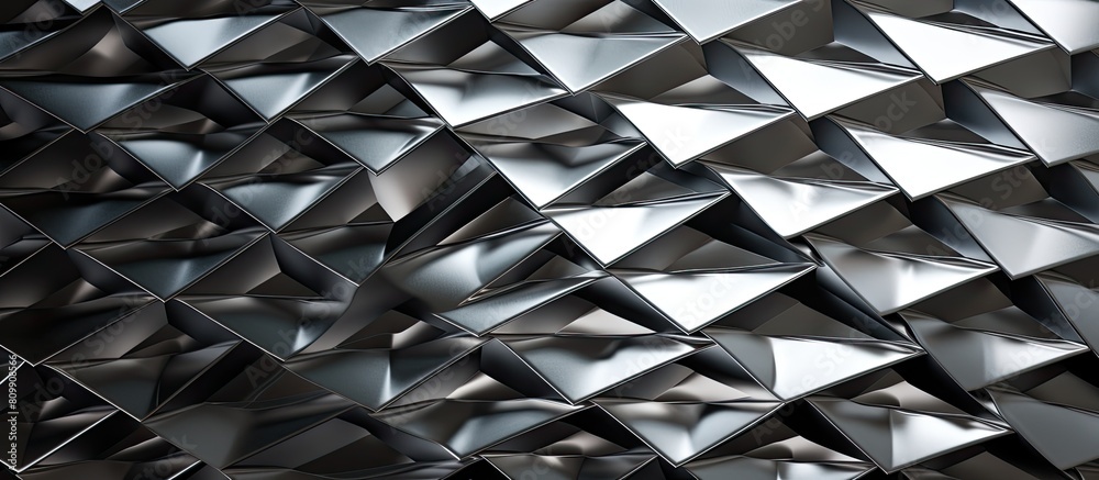Poster A metal surface with ample space for text or images