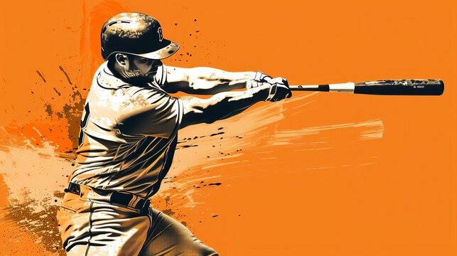 A baseball batter swings his bat at a pitch.