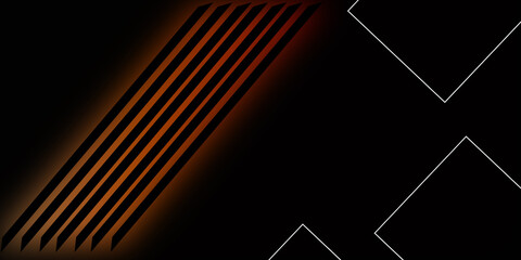 Obraz premium orange and black background illustration