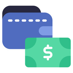 Wallet Dollar icon