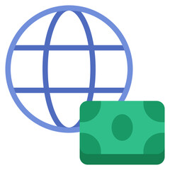 Wealth Globe icon