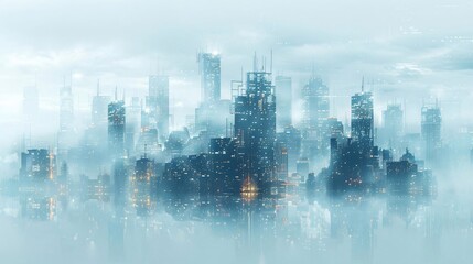 Develop a series of futuristic cityscapes showcasing the integration of cyberneuron infrastructure