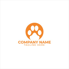 Dog logo design template vector illustration
