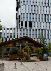 office building in downtown city